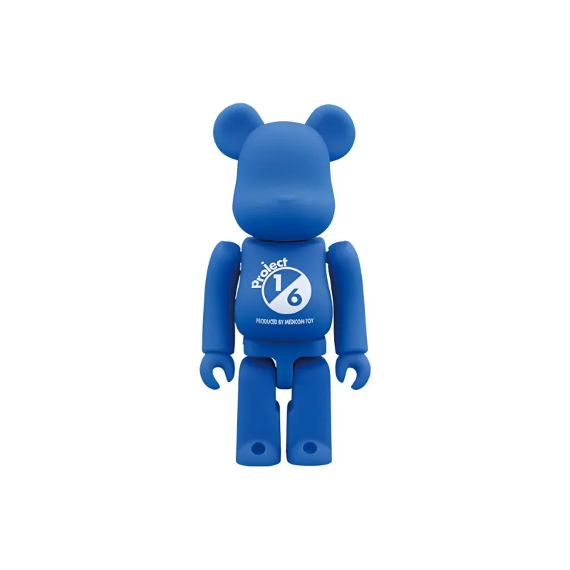BE@RBRICK BE@RBRICK RUBBER COATING Blue Hang Tag Box 100%-2