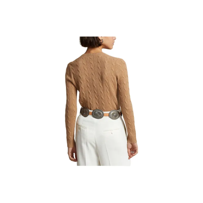 Polo Ralph Lauren SS24 Sweater Women's Camel-3
