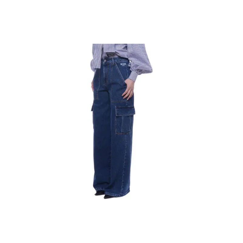 MSGM Jeans Women's Blue-1