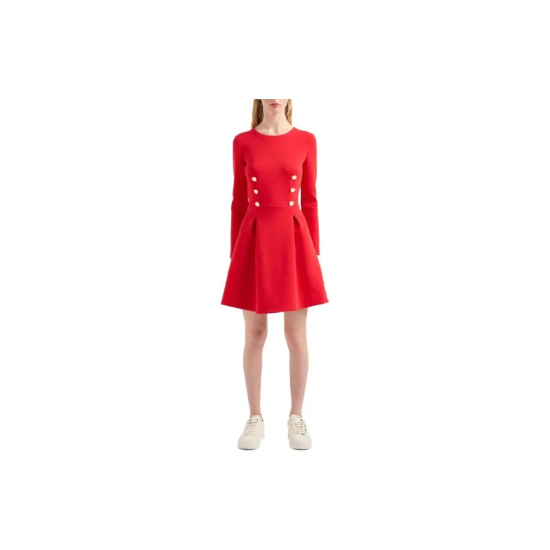 EMPORIO ARMANI SS24 Long Sleeved Dress Women's-6
