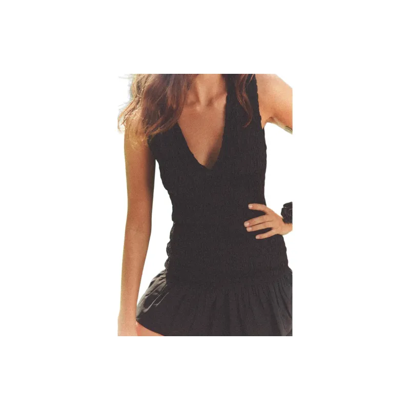 ZARA Sleeveless Dress Women's Black-2