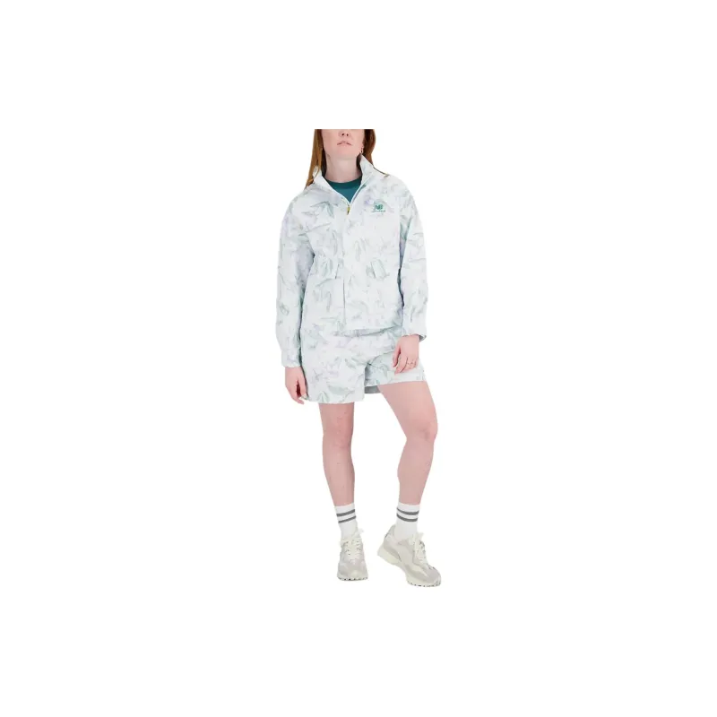 New Balance Essentials Jackets & Coats Women's White Multicolor-4