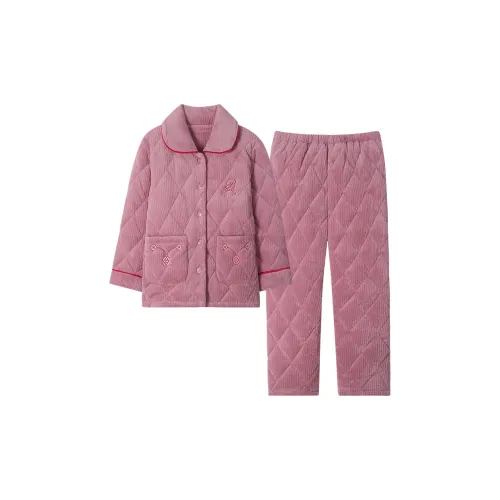 MIIOW Pajama Set Women's Rose Red