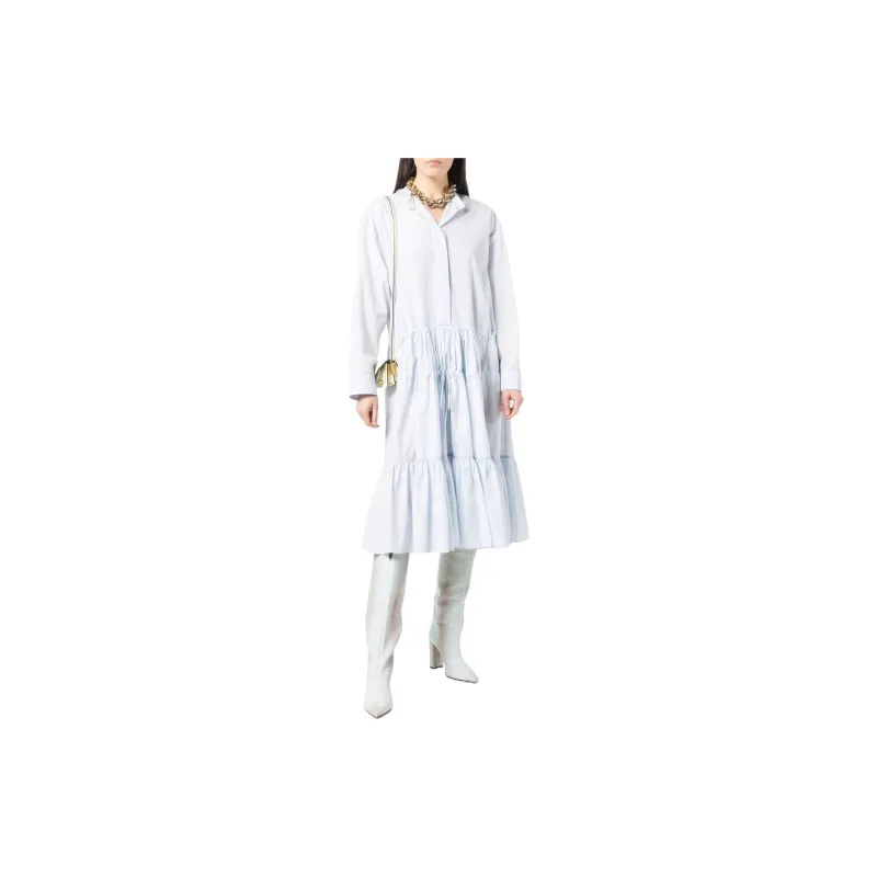 MARNI Chemisier Drawstring Waist Dress-1