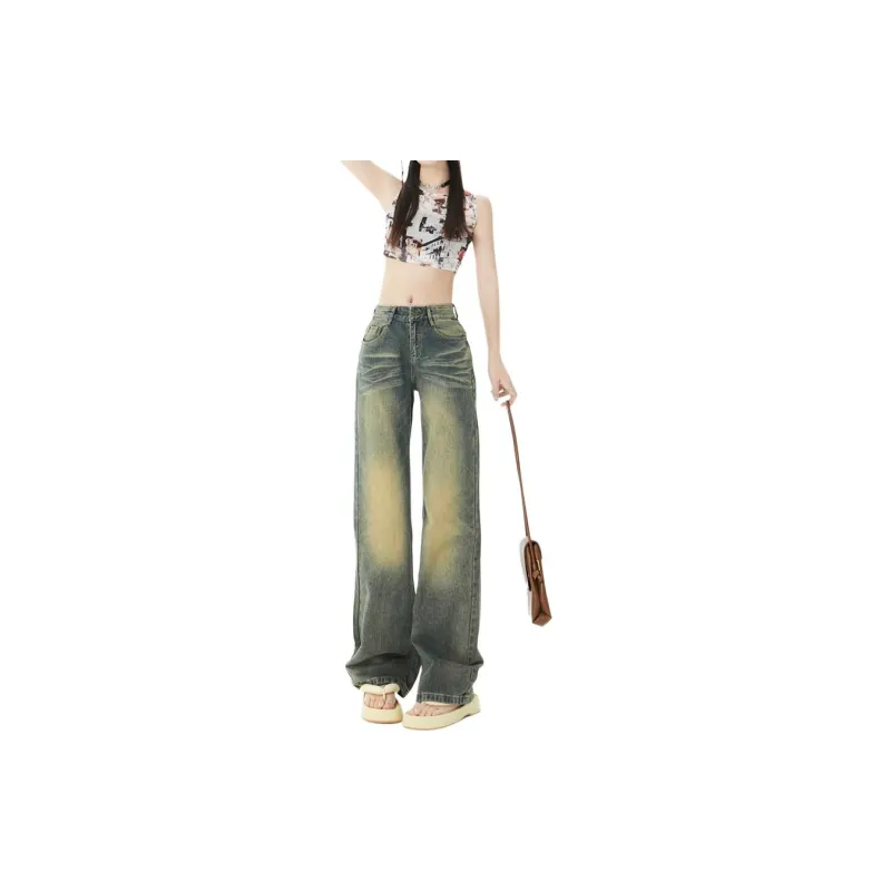 SONGS ALONG Jeans Women's Vintage-1