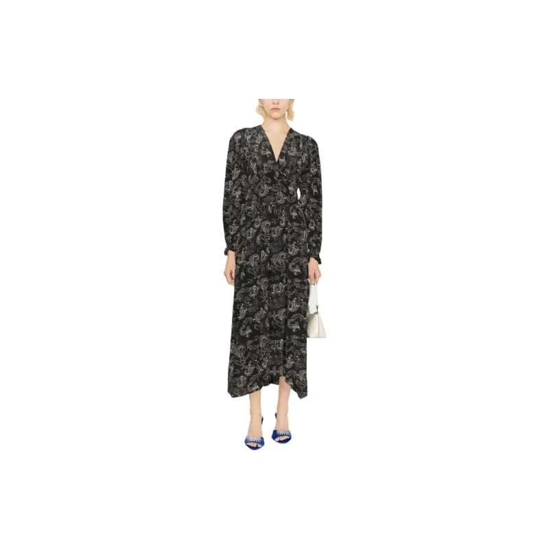 ISABEL MARANT Myrala Paisley print Midi length Dress-1