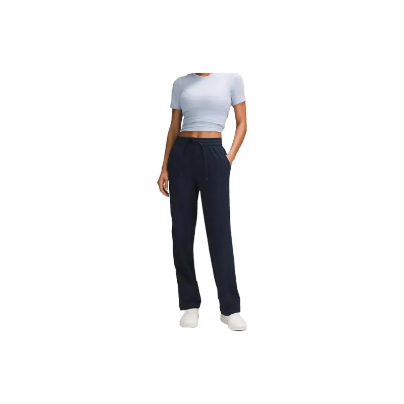 Lululemon Knitted Sports Pants Women's Gray White-8