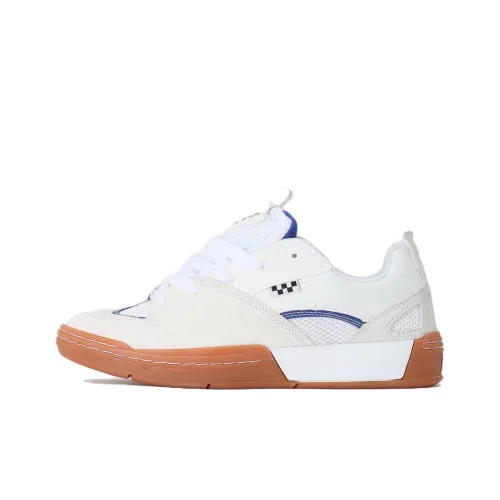Vans Anti Slip Wear Resistant Low Top Skateboard Shoes Unisex White