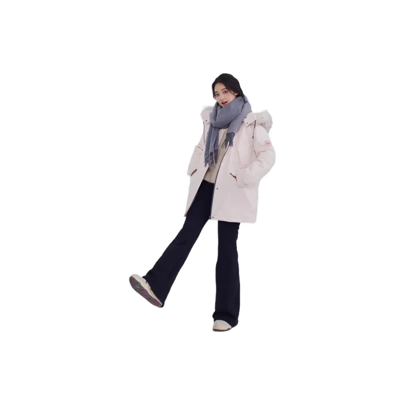 DEAR DEER PUFF Down Jacket Women's Pink-1