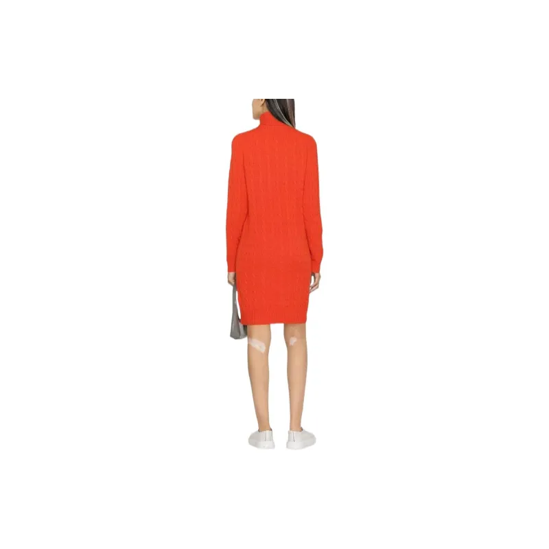Polo Ralph Lauren Long-Sleeved Dresses Women's Orange-1