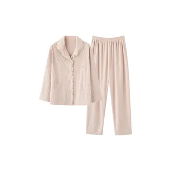 UAVAE Pajama Set Women's Light Pink