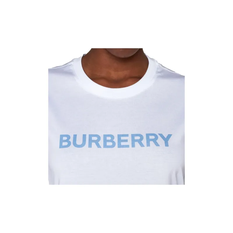 Burberry Logo Printed Crewneck T-Shirt-4
