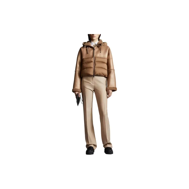 Moncler SS22 Down Jacket Women's Brown-2