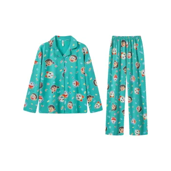 Gongdie x DUOLA A MENG LIANMINGKUAN Pajama Set Unisex Green