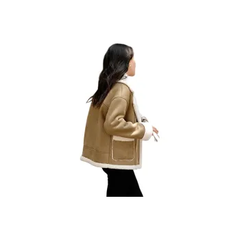 Mo Han Yi Mei Jackets & Coats Women's Khaki Green