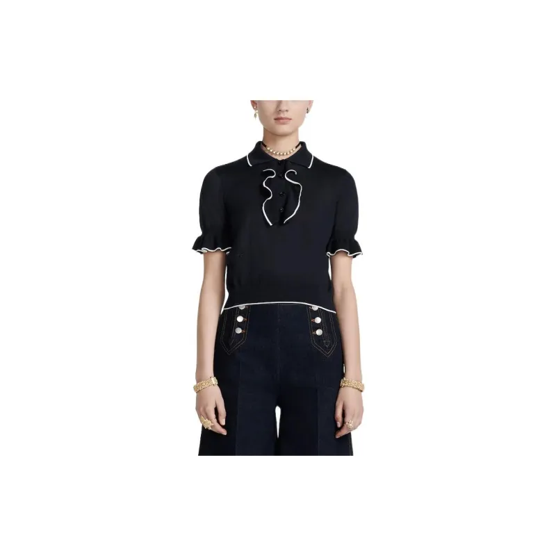DIOR FW22 Cashmere Sweater Women's Blue-2