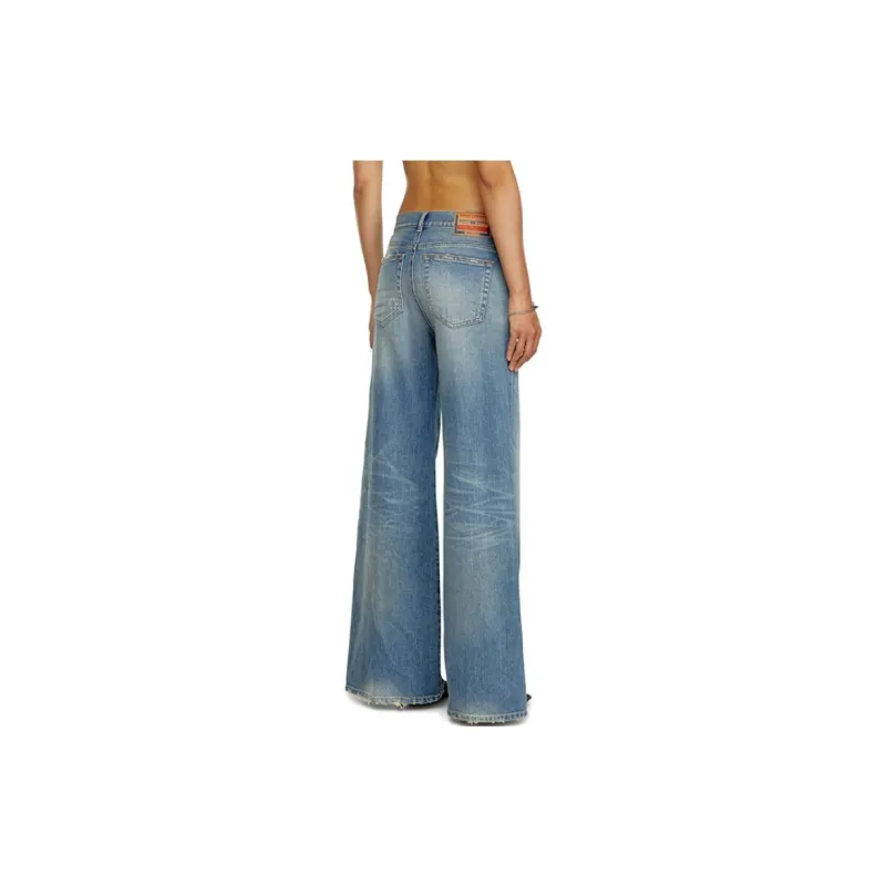 DIESEL 1978 D Akemi Straight Leg Distressed Jeans-3