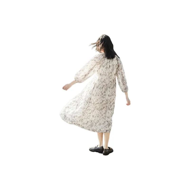 Demana Long Sleeved Dress Women's Print-0
