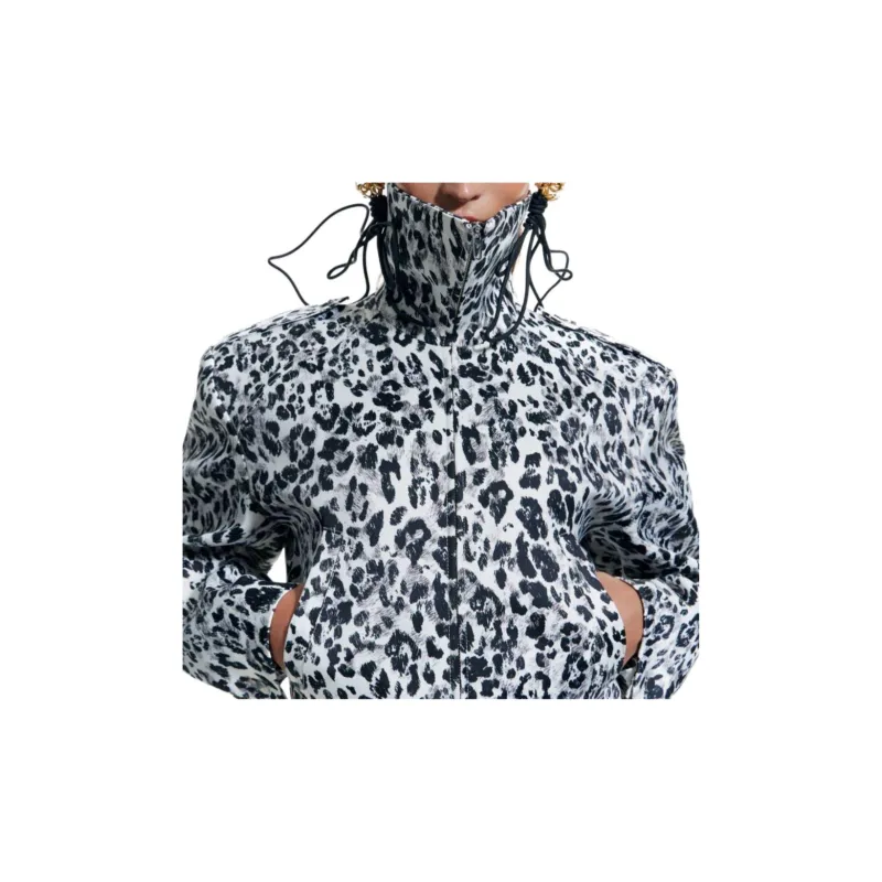 Bimba Y Lola X Palomo Leolapiz Satin Cropped Jacket-4