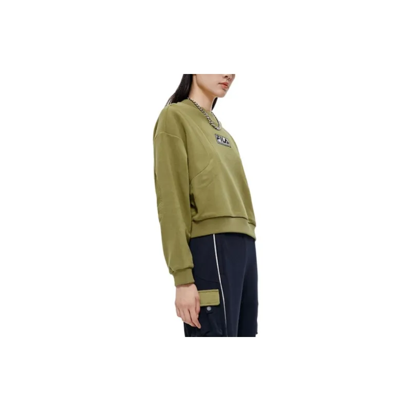 FILA FUSION Sweatshirt Women's Seaweed Green-2
