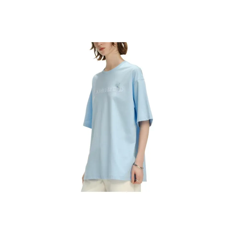 KARL LAGERFELD T Shirt Women's Blue-3