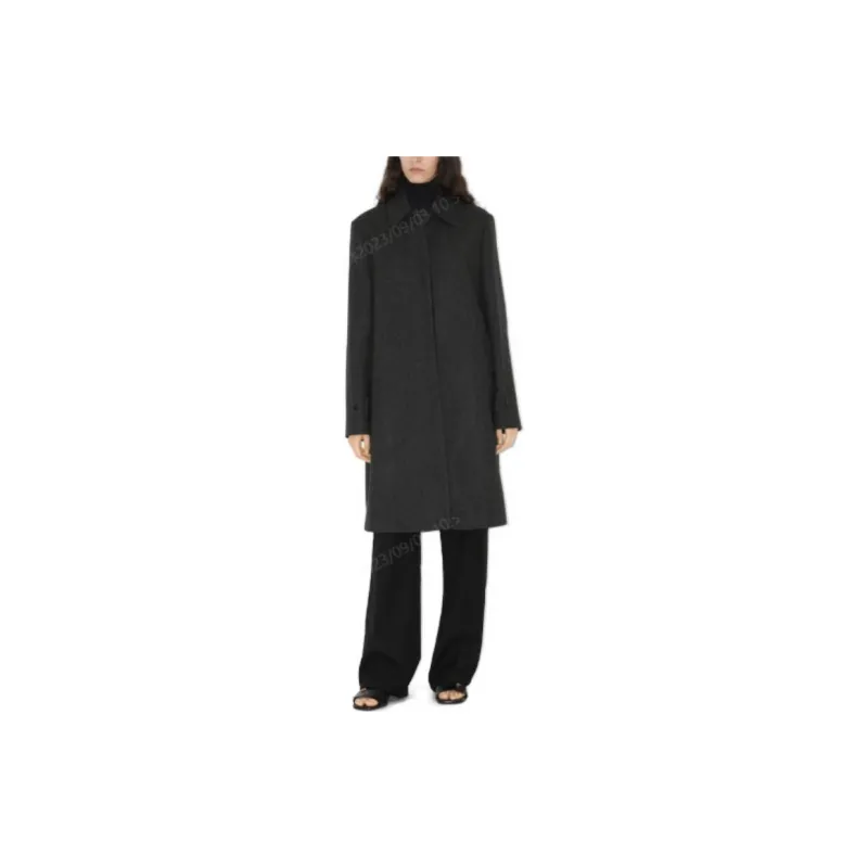 Burberry Coat Women's Charcoal Gray-1