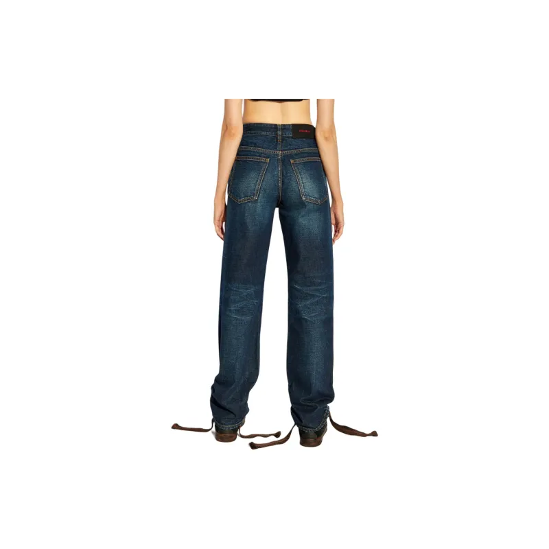 Ferragamo High Waisted Straight Leg Jeans-3