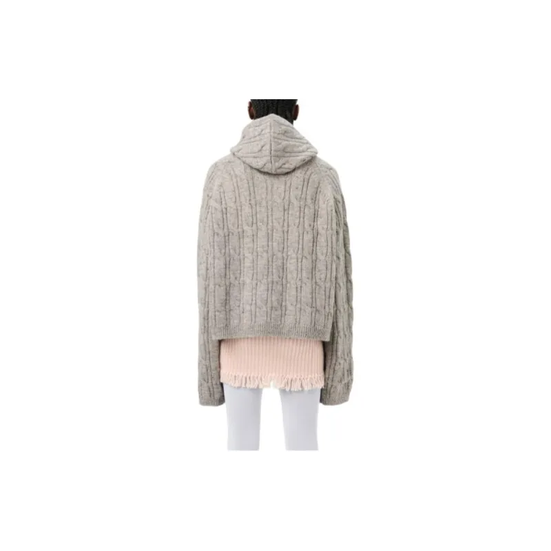 OUR LEGACY Wool Hooded Cardigan-3