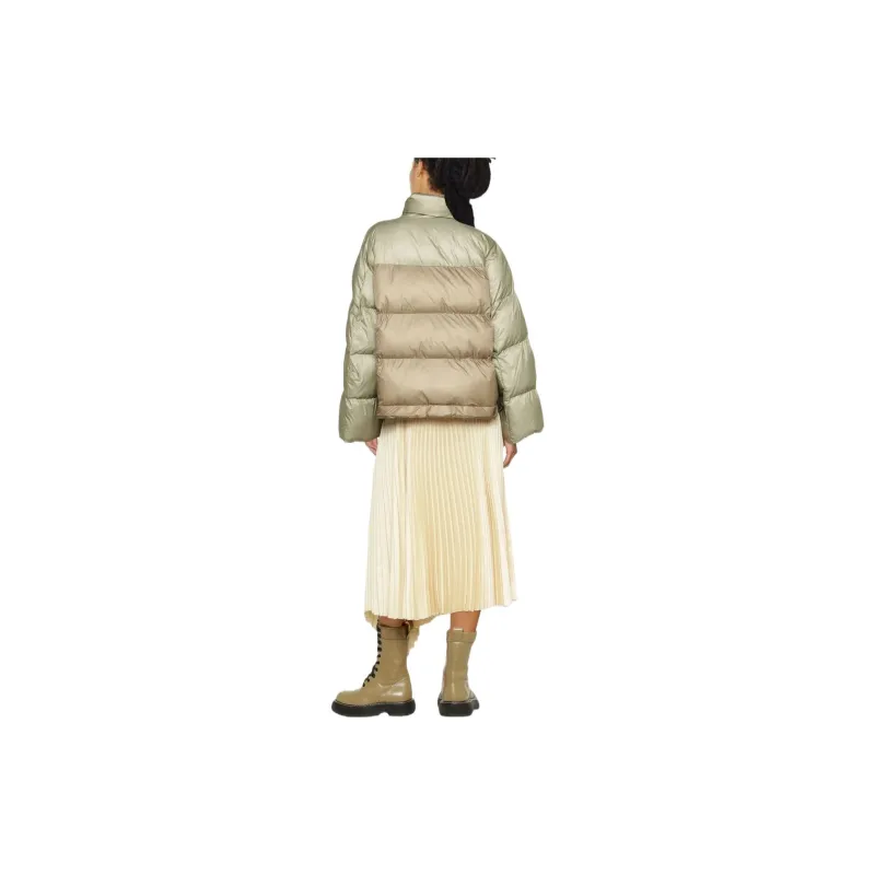 Sacai Two Toned Bell Sleeved Padded Jacket-2