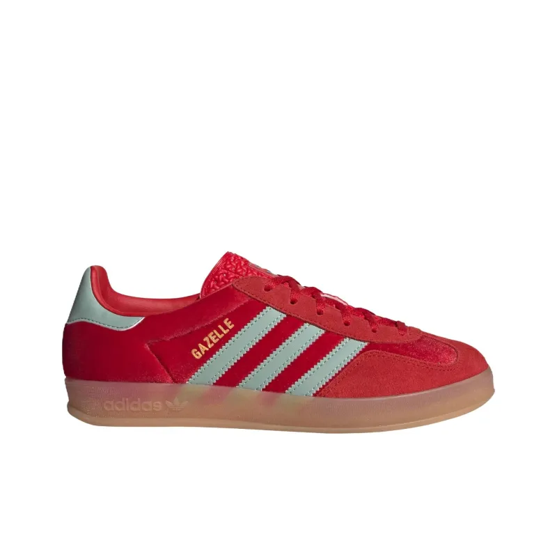 Adidas Gazelle Indoor Better Scarlet Hazy Green Women's-1