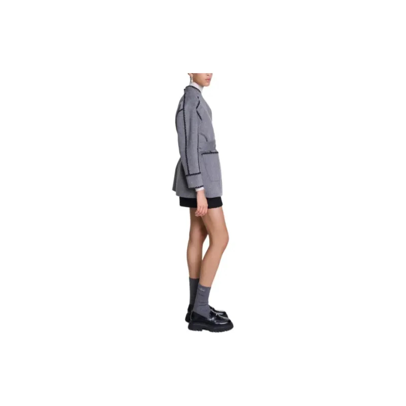 Maje Double faced Coat-2