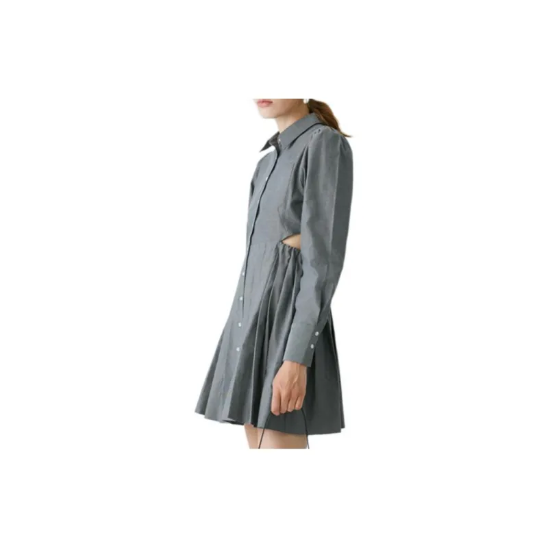 MOUSSY Long Sleeved Dresses Women's-4