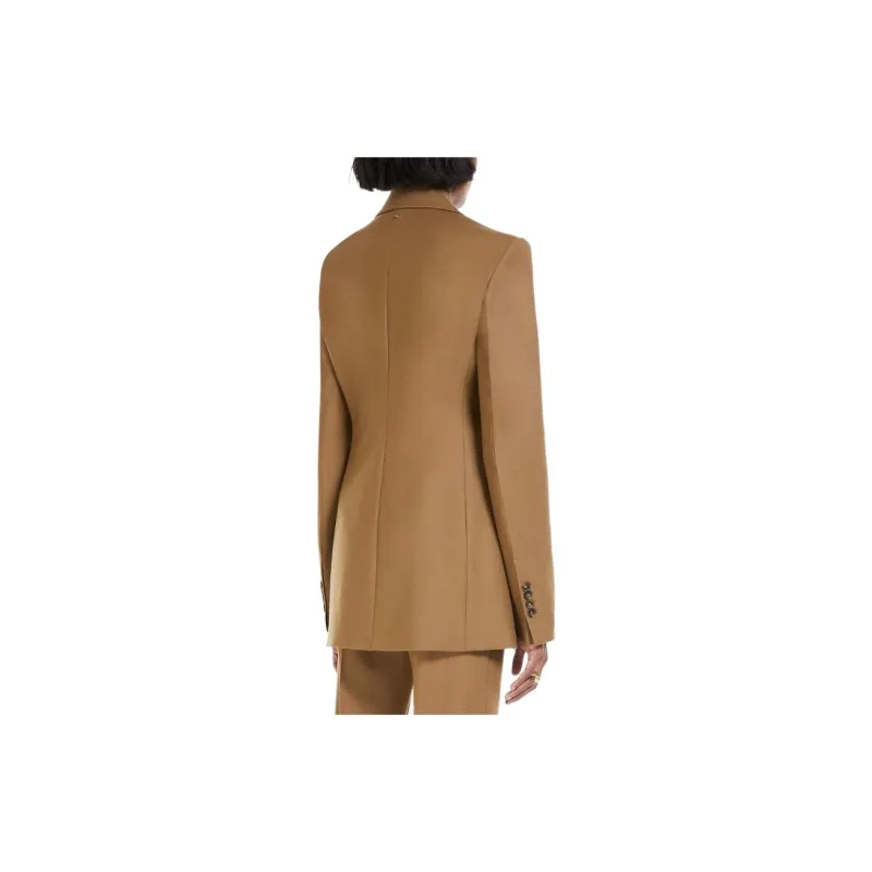 SportMa Opice Collection Slim Fit Tailored Blazer Jackets Coats Women's Umber-3