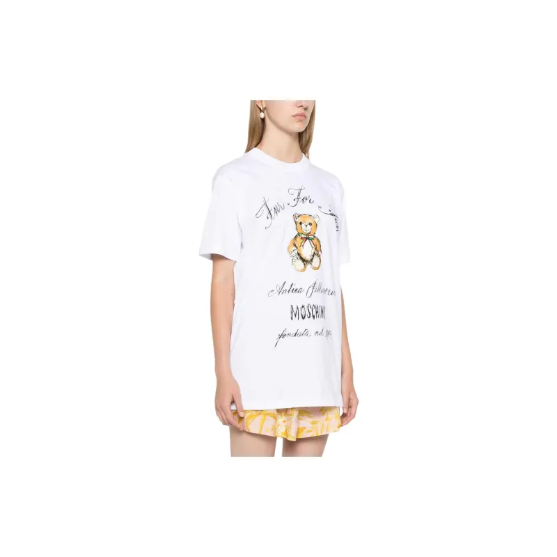 MOSCHINO Antica Pellicceria Crewneck T Shirt-3