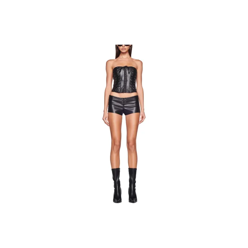 I.AM.GIA RAMONA CORSET Strapless Top Women's BLACK/Black-2