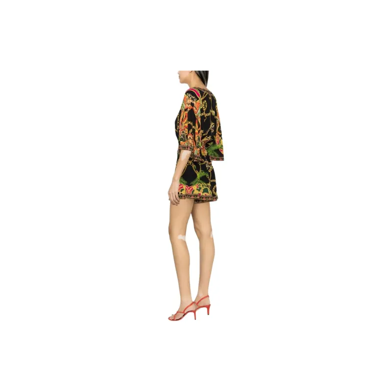 Camilla Jealousy And Jewels Silk Playsuit-3
