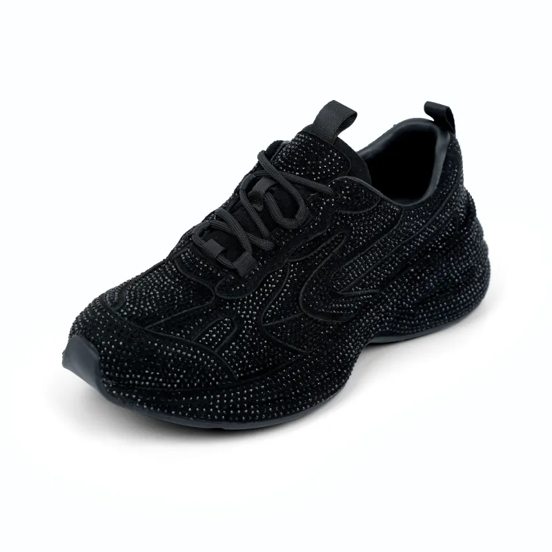 REBACCA Casual Shoes Women's Low Top Black/White-2