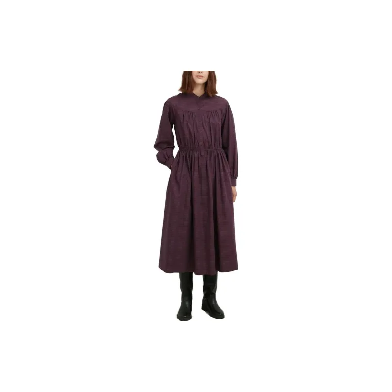 UNIQLO Long-Sleeved Dresses Women's Camel-1