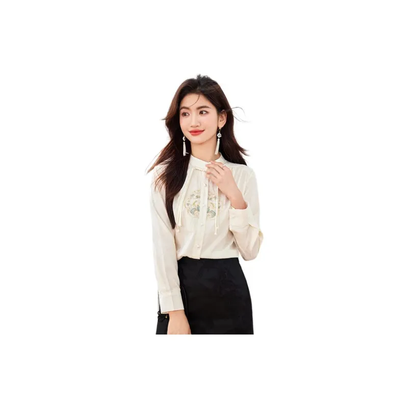 La Chapelle Shirts Women's Ecru-3