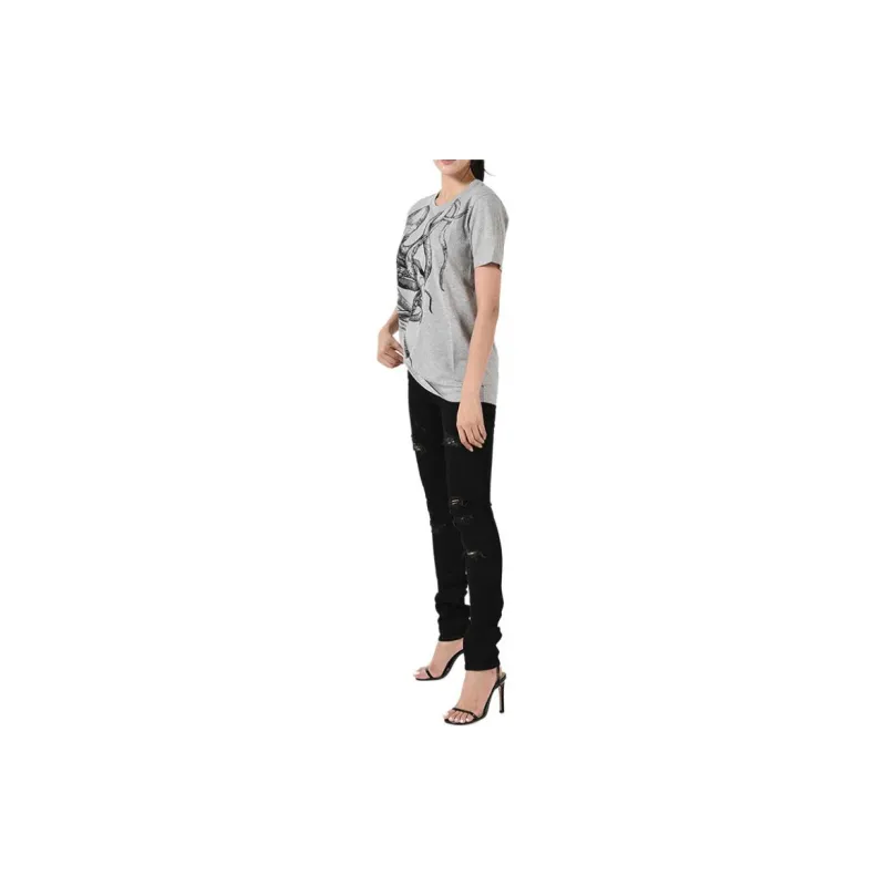 Alexander McQueen T Shirt Women's Gray-7
