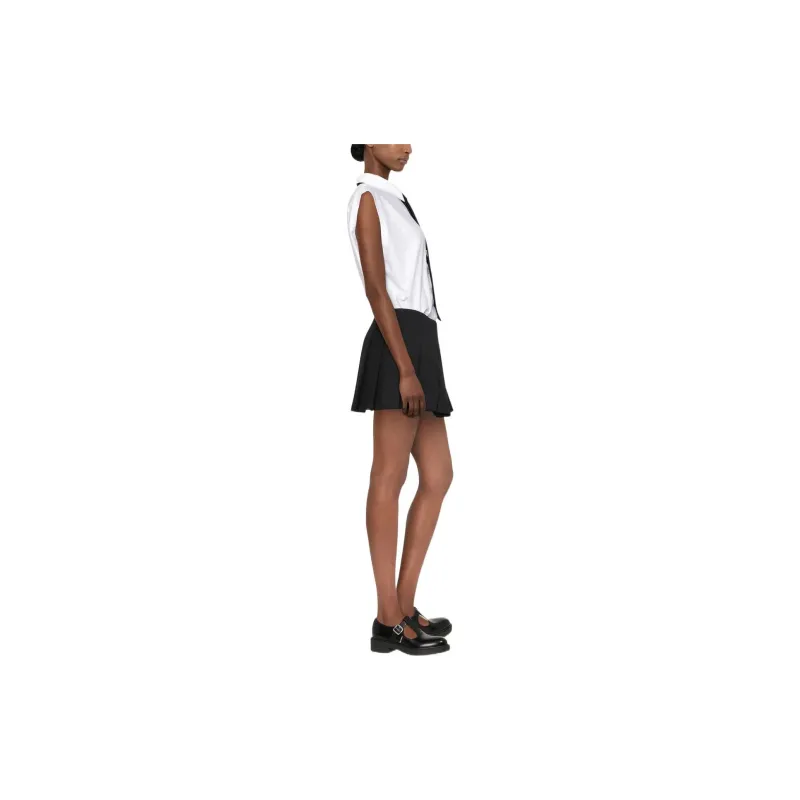 PRADA Casual Short Skirts Women's Black-3