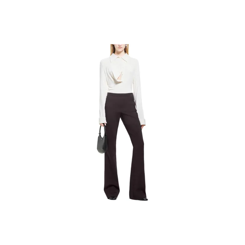 COURREGES Oblique Tailored Flared Pants-1