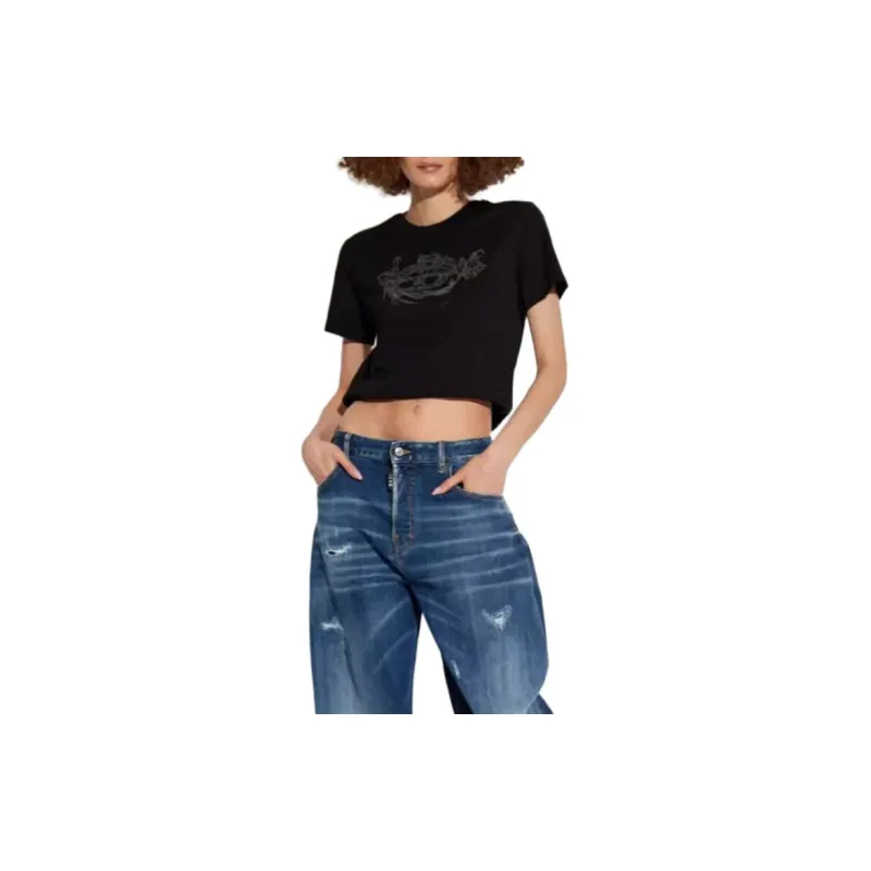 DIESEL T-Regs-P2 Graphic Printed Crewneck T-Shirt-1