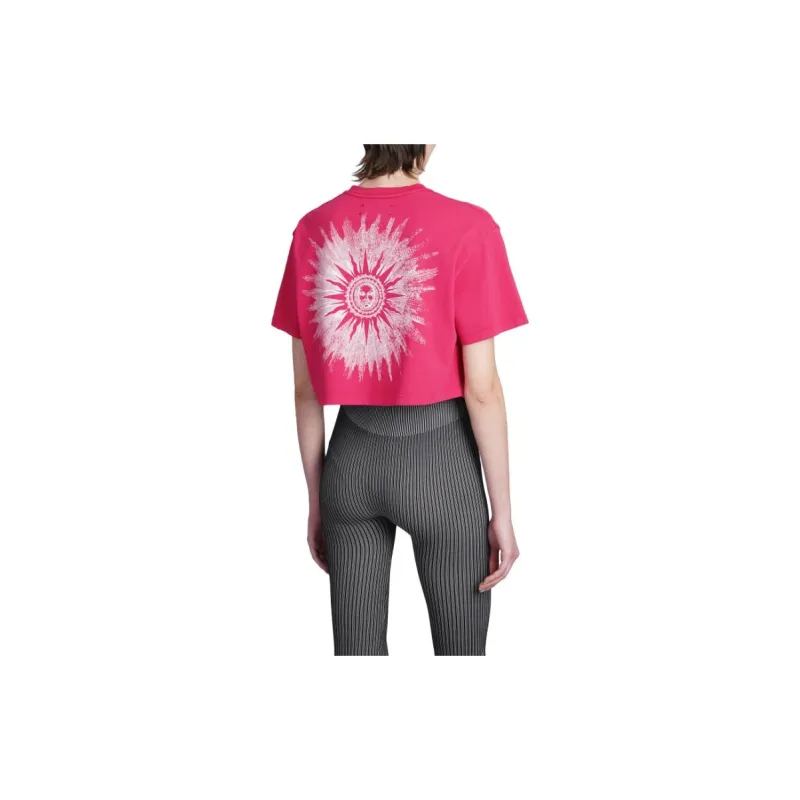 AMIRI Crop Tops Women's Purple Pink-2