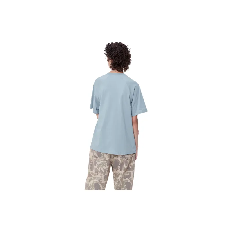 Carhartt WIP Raglan Sleeve T Shirt Women's Sky Blue-4