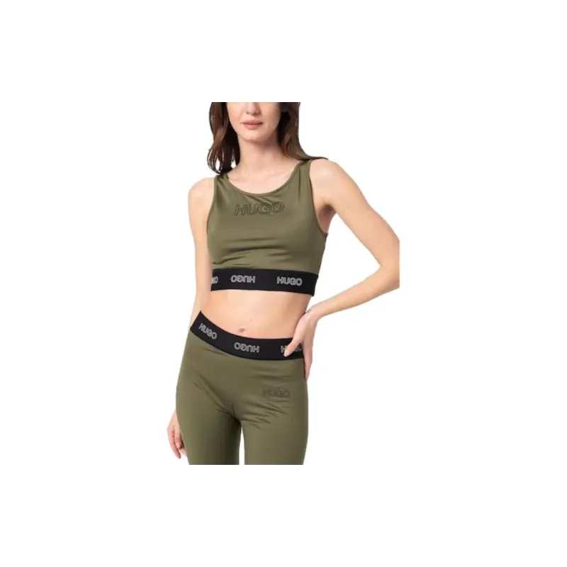 HUGO BOSS Sport Vests Women's Army Green-5