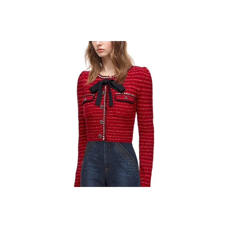 Self portrait FW22 Knitwear Women's Red-5