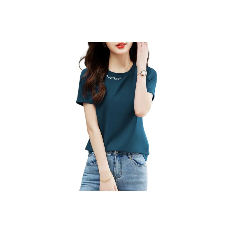 XWI T Shirts Women's Lake Blue-3