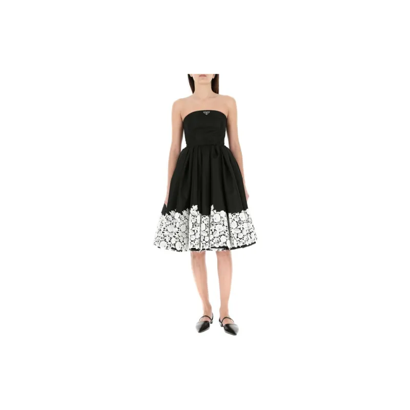 PRADA SS21 Sleeveless Dress Women's Black-2