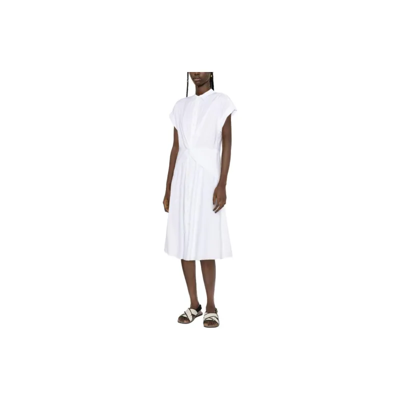Polo Ralph Lauren Short Sleeved Dresses Women's White-3